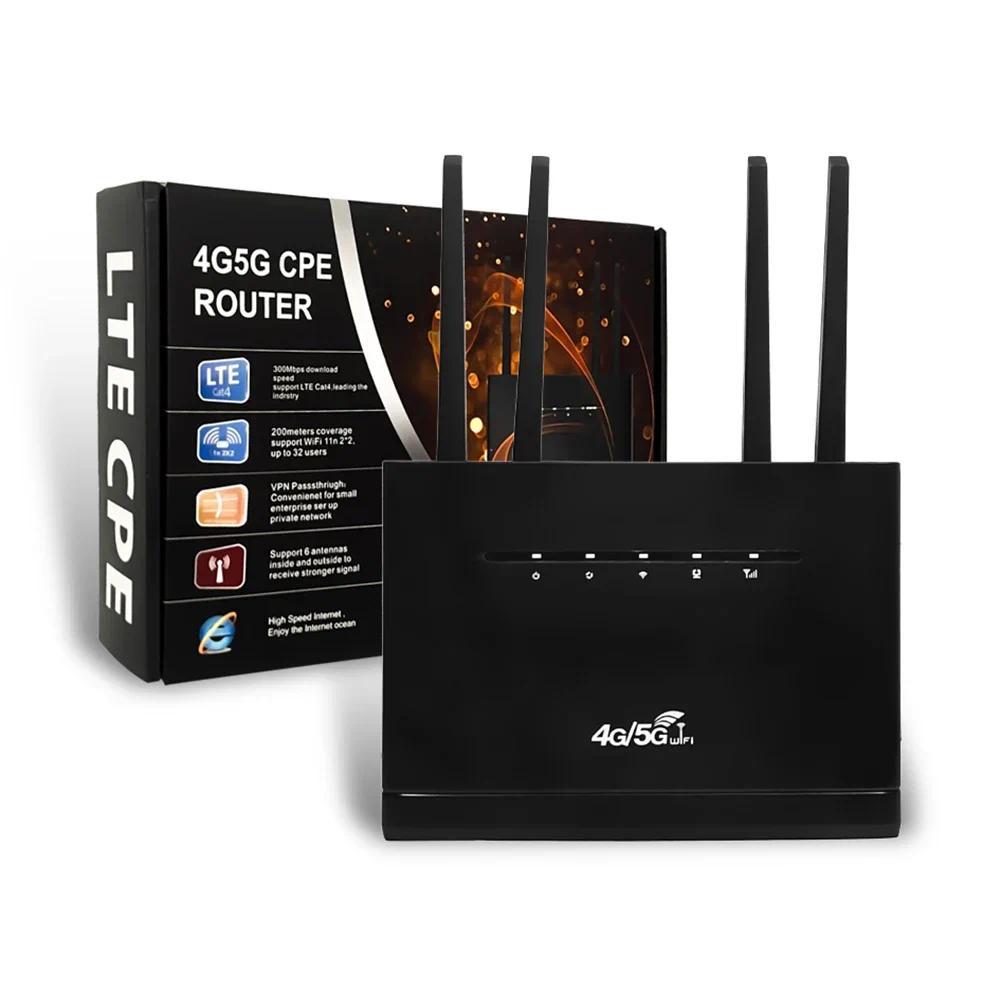 300Mbps WIFI Router 4G SIM Card Wireless Modem WiFi Router with SIM Card Slot RJ45 WAN LAN Smoother 