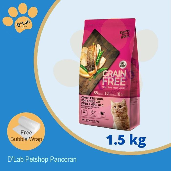 Klik Petfood Kitchen Flavor Grain Free Adult Cat Food 1.5 Kg Freshpack 1,5kg