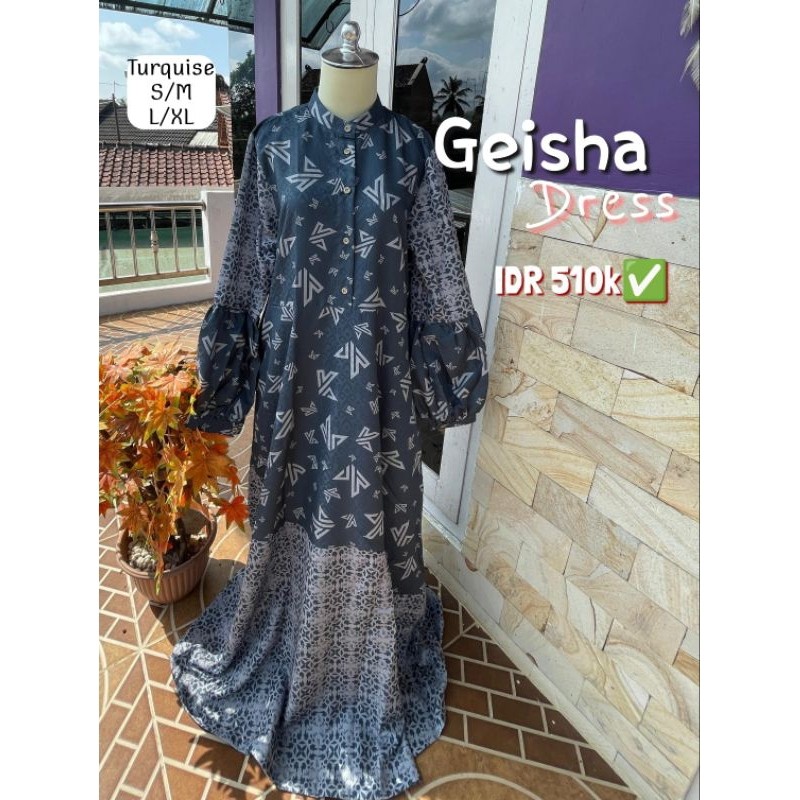 Ready terbaru Geisha Dress by Korina ORI kekinian