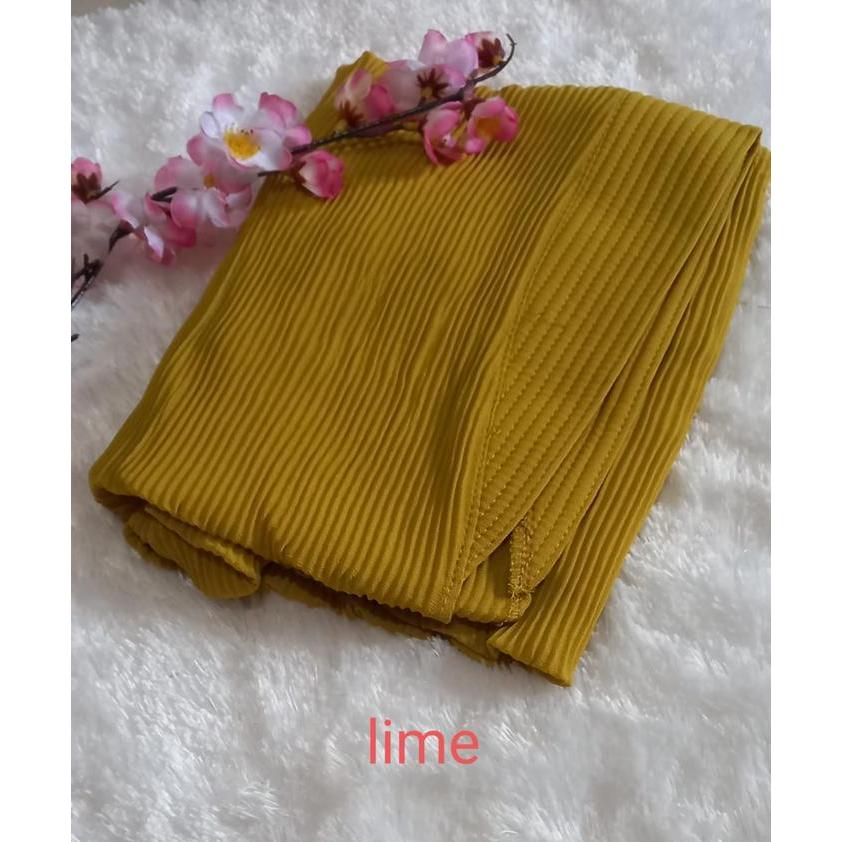 bergo pet plisket/bergo instan/ maryam pet/jilbab pet instan terbaru/ - LAVENDER