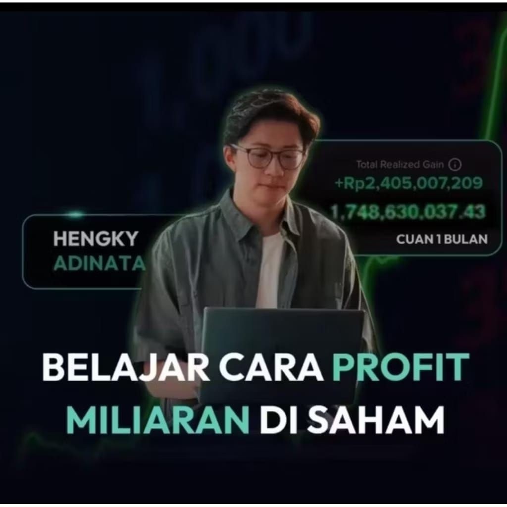 Kursus Saham by remora traders hengky adinata belajar saham | G-drive akses lifetime update