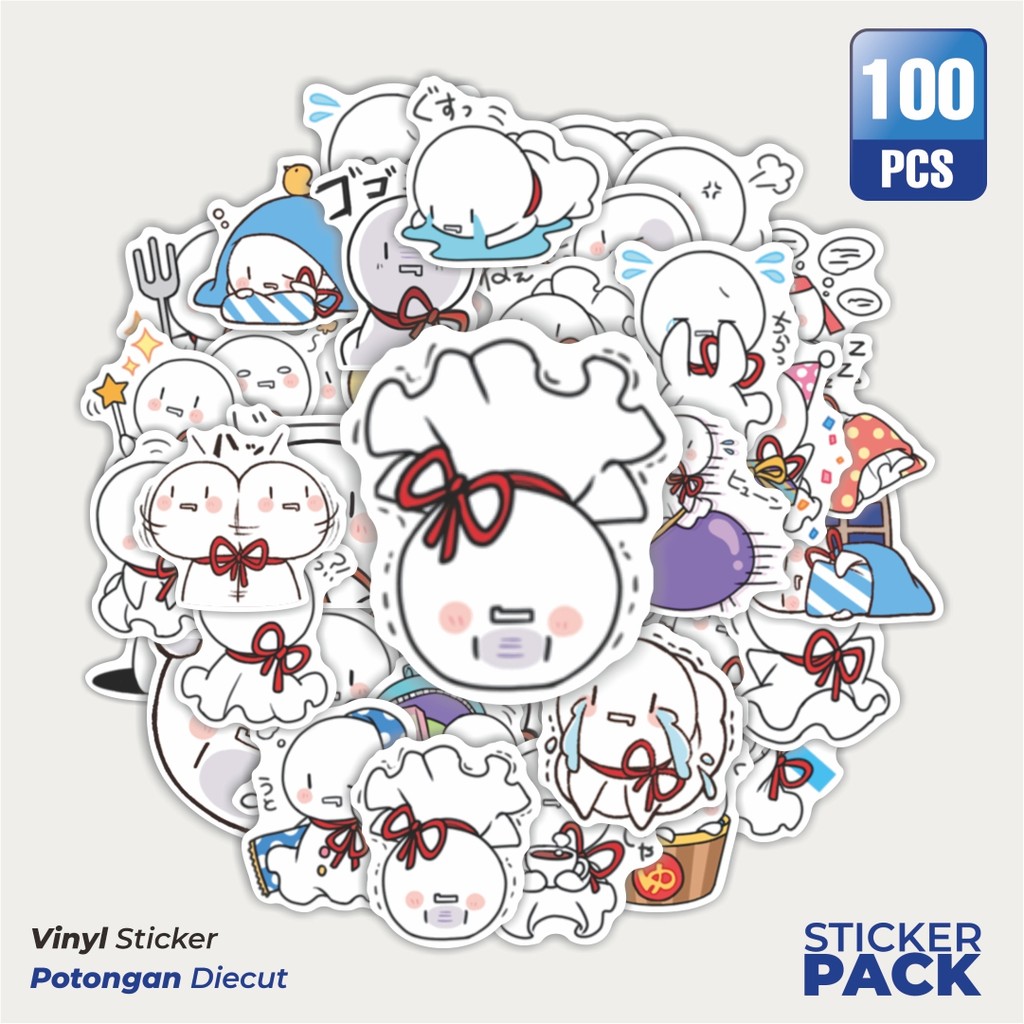 Super Hemat 100 PCS 100 PCS MURAH 100 PCS Stiker  MAFUTERU Waterproof Aesthetic- Untuk Laptop, Motor
