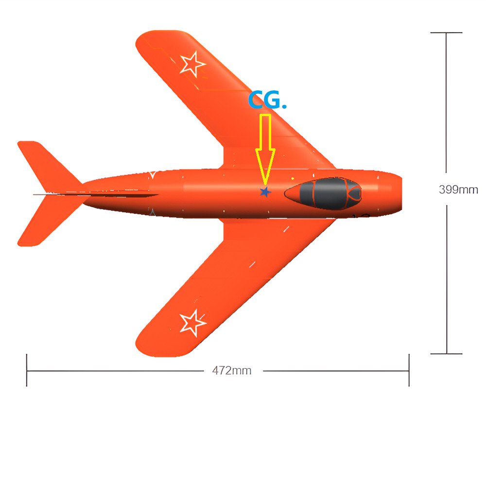 RC Airplane Jet 30mm J-5 Micro Aircraft Assembly Model