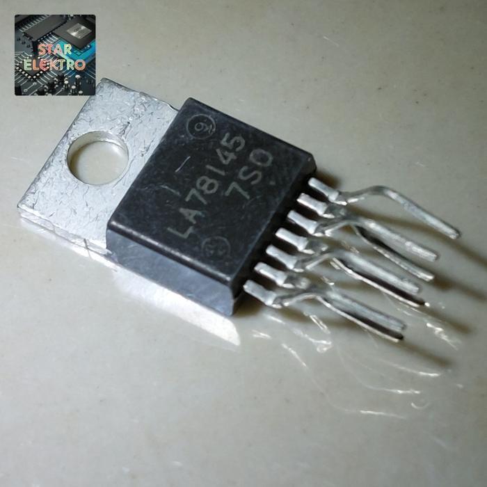 LA78145 To-220-7 LA 78145 IC Vertikal TV Vertical Gambar Sanyo TERBAIK...