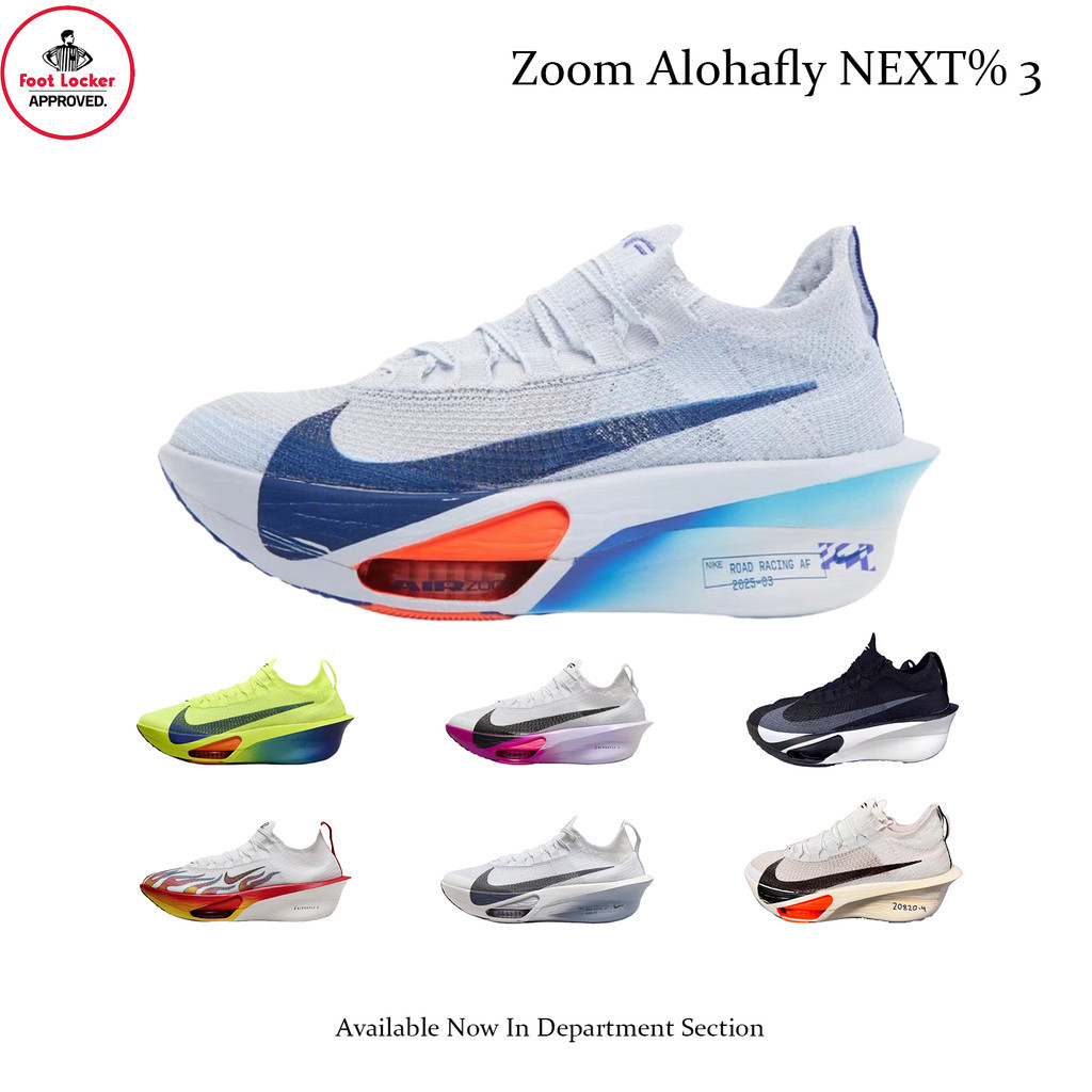 Foot Locker Store Sepatu Lari Nike Alphafly NEXT% 3 Ghost Football Grey Blue