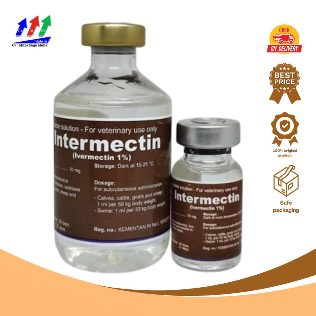 INTERMECTIN 10 ml dan INTERMECTIN 50 ml Holland ORIGINAL