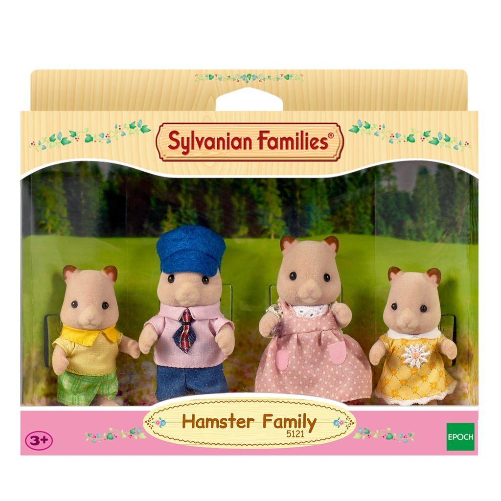 Dorry Storee Mainan Koleksi Sylvanian Families Hamster Family