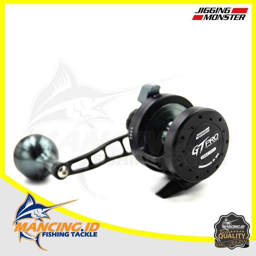 SALE Jigging Monster Gt Pro 200 PE2 Fishing Reel Peralatan Alat Pancing Pancingan Ikan Mancing Kerek