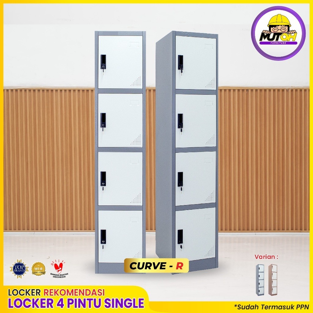 MUTOH REKOMENDASI | Loker besi 4 pintu lemari locker besi 4 pintu single
