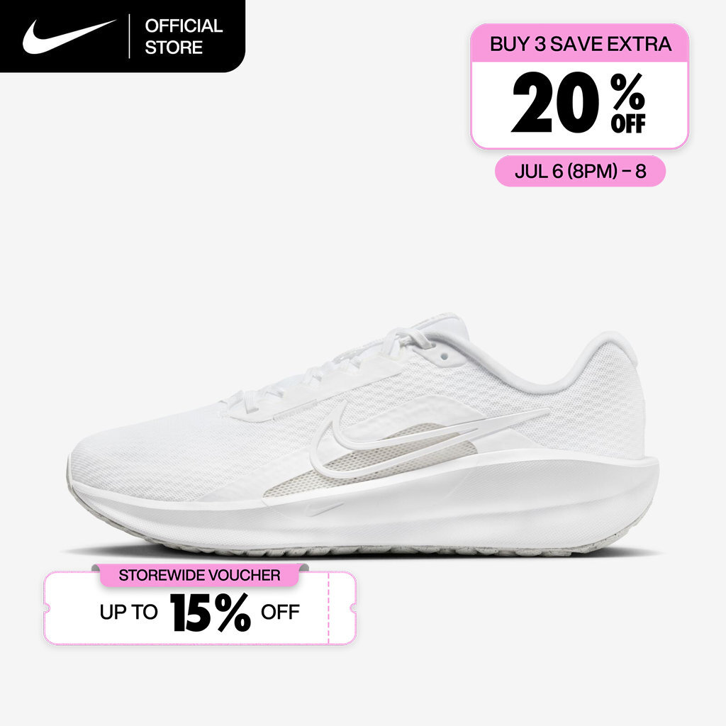 Nike Men's Downshifter 13 Road Running Shoes - White [FD6454-100]