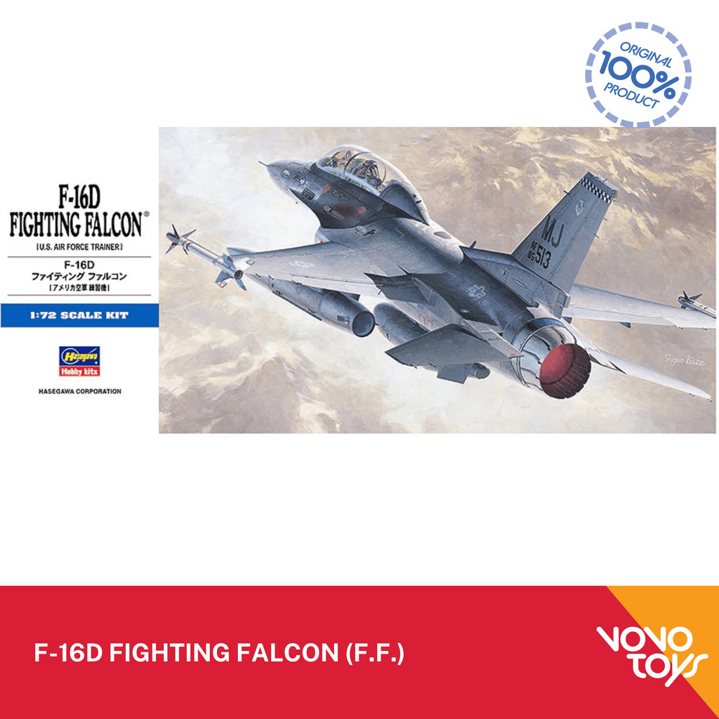 Hasegawa Model Kit 1/72 F-16D F.F.