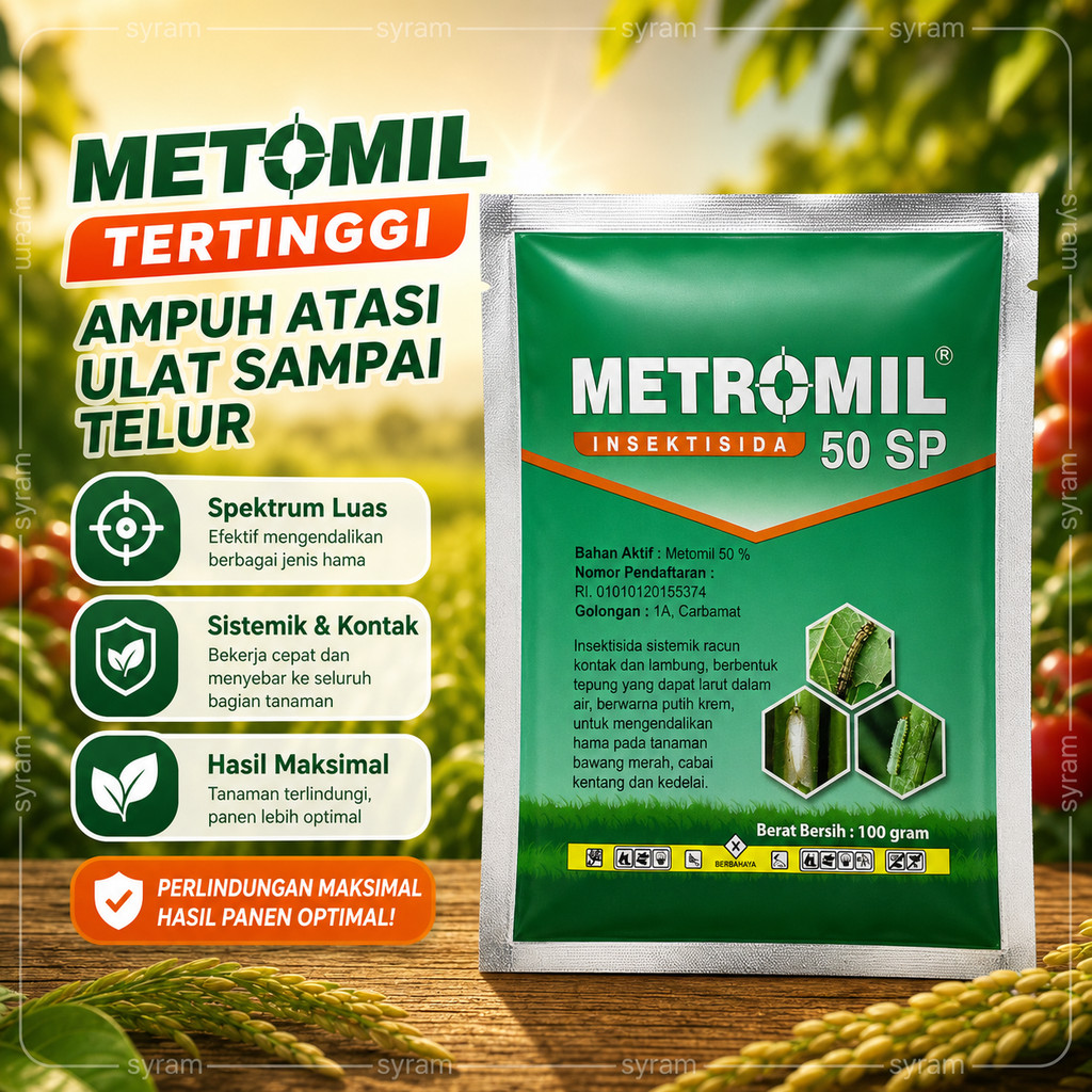 insektisida metromil 100gr
