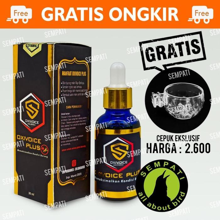 Best Seller FREE CEPUK OXIVOICE PLUS ORIGINAL OXI VOICE CAIR OXIBIRD VITAMIN - OXI VOICE PLUS