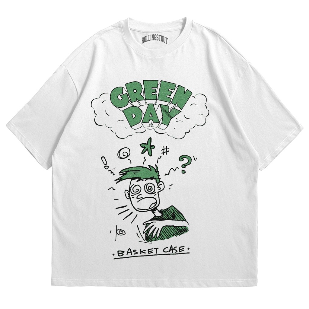 MRSQUEEN - Greenday Basket Case | KAOS BAND | BAJU MUSIK METAL ROCK