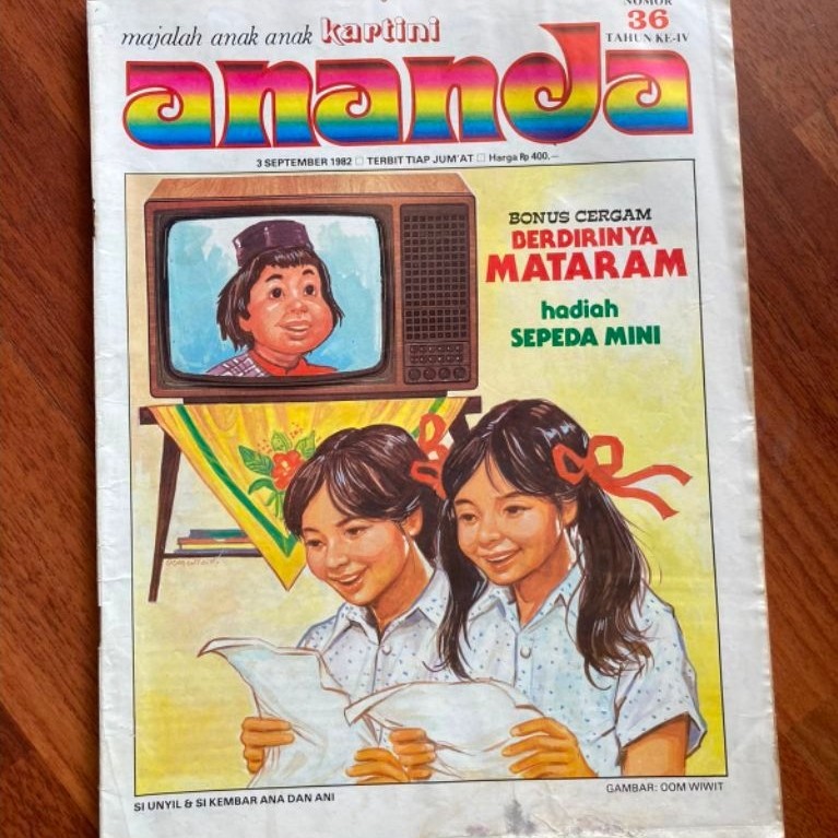 Majalah mingguan anak - Ananda nomor 36 tahun 1982