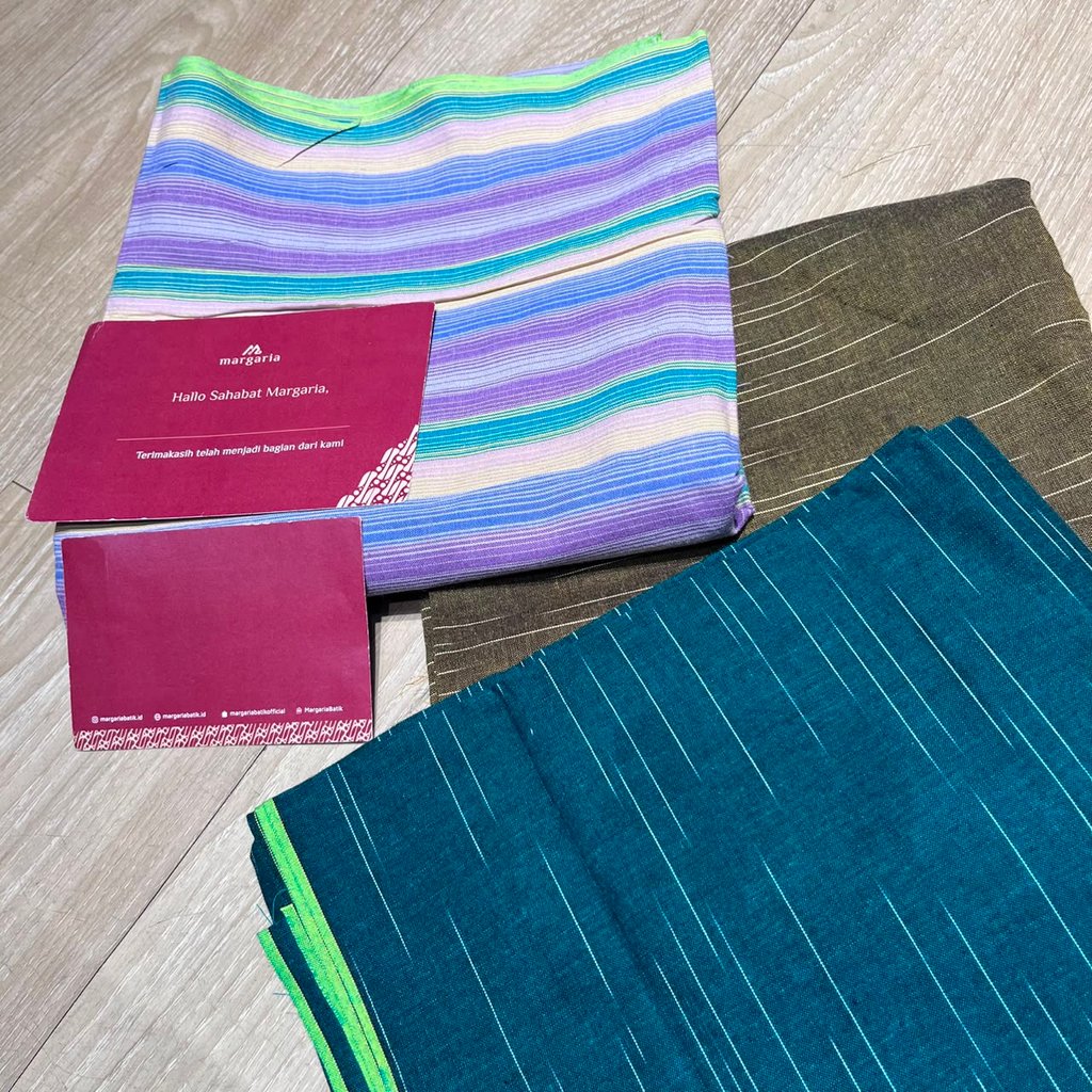 MARGARIA BATIK - Kain Batik Potongan Bahan Katun dan Lurik Halus Premium - Margaria Batik