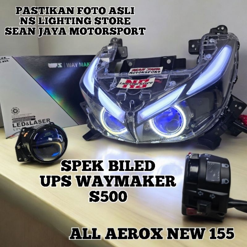 PROJIE PROJECTOR BILED UPS WAYMAKER S500 AEROX NEW 155