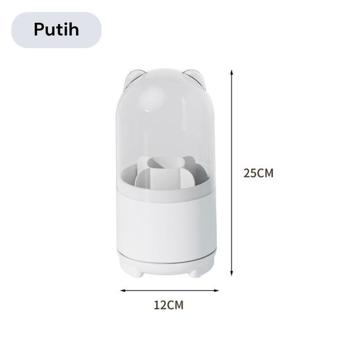 th TANATA - YUNOMI Organizer Sponge Cute Perapi Pensil Alis Serbaguna Meja Kamar Kosmetik Aesthetic 