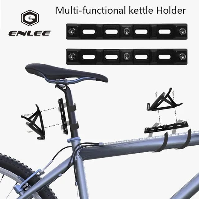 Foto Enlee Holder Bottle Cage Dudukan Tempat Botol Minum Bidon Fleksibel Seatpost Frame sepeda