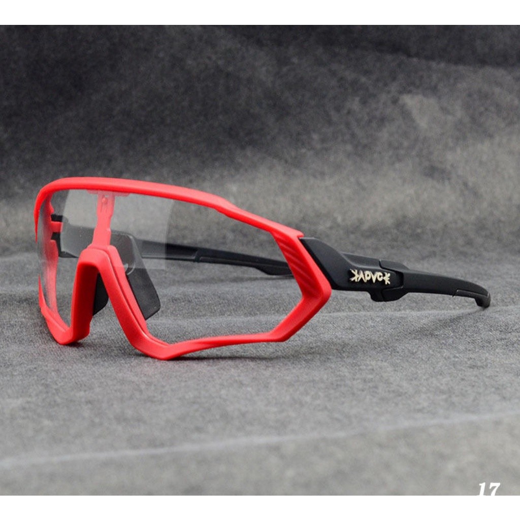 Foto kacamata KAPVOE Photochromic Cycling Sunglasses gowes sepeda