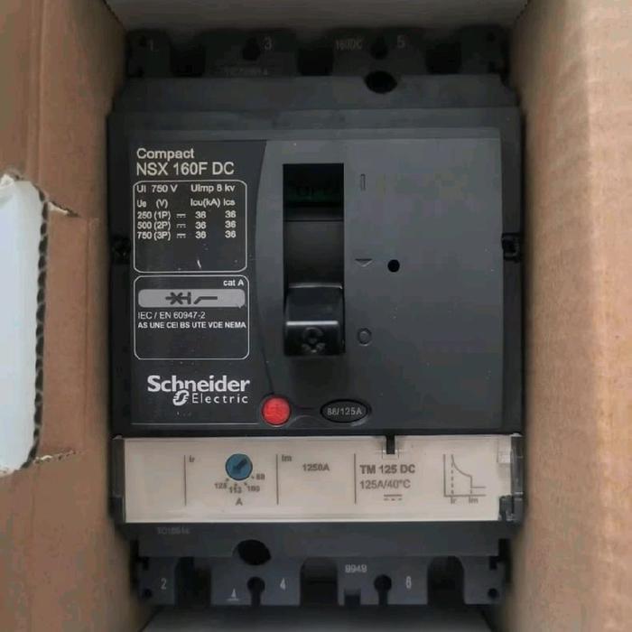 NSX160F DC 3P 160A KHUSUS DC 36KA NSX160F33DC160 SCHNEIDER