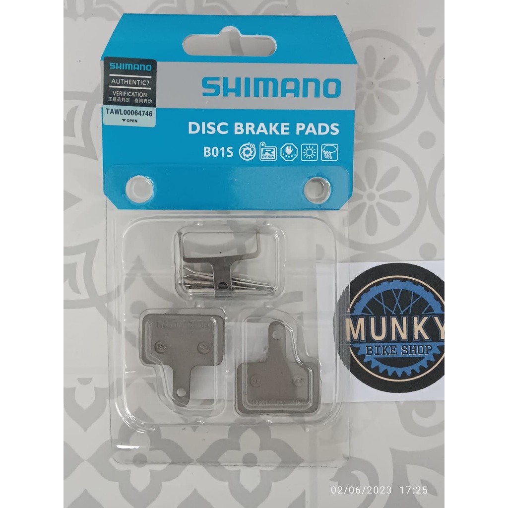 Foto brakepad kampas rem sepeda shimano B01S untuk mt200 mt315 non series