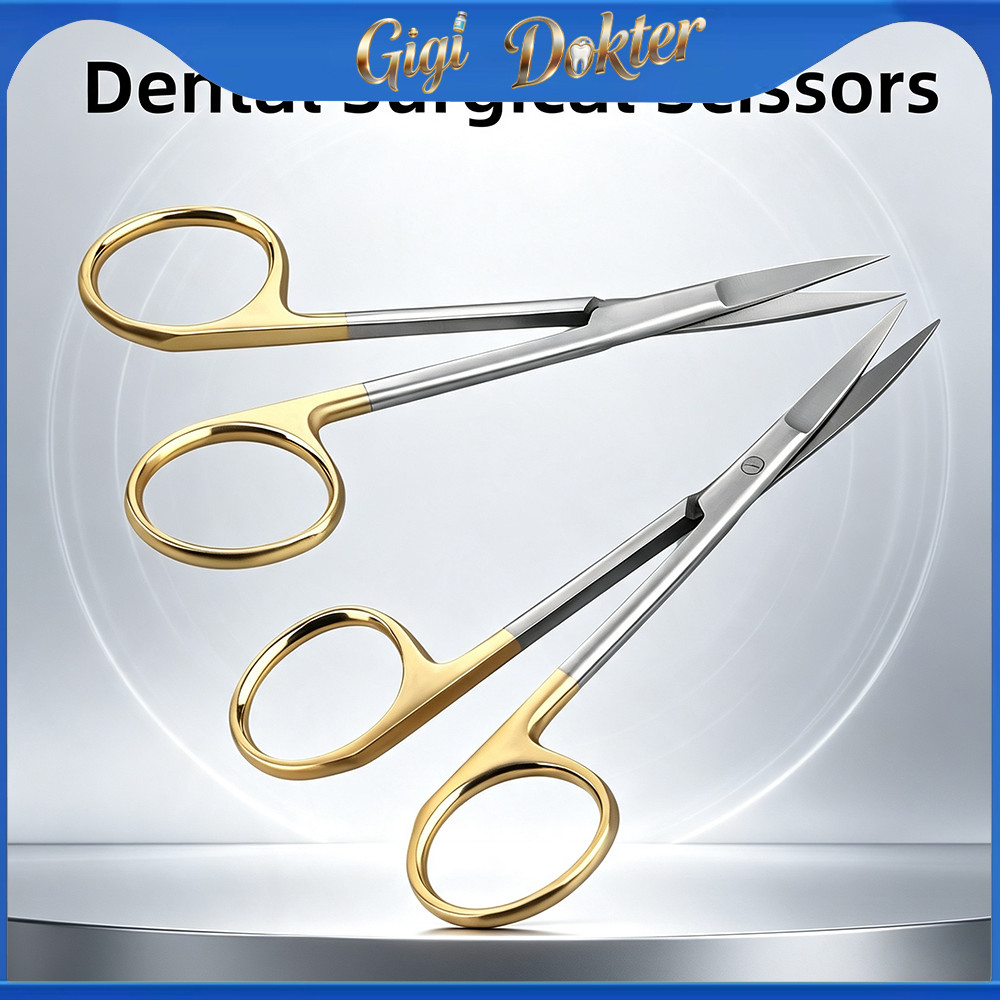Dental Scissors Hemostatic Forceps / Gunting Bedah Gigi / Gunting Gusi​ / Gunting Jaringan Gusi / Gu