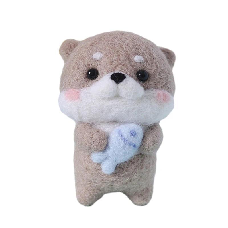 Needle Felting Set Capybara Felting Starter Kits with Poke Needle and Instructions Needle Felting Su