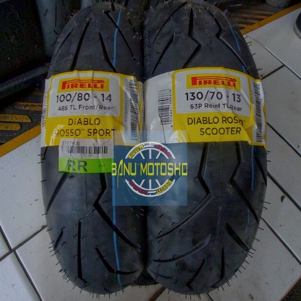 Paket ban pirelli honda adv , honda pcx 160 depan belakang pirelli diablo rosso