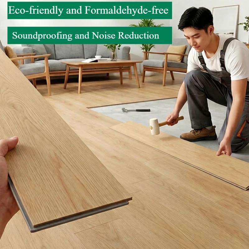 WPC stone plastic flooring, a new type of seamless, thickened, snaplock, wearresistant SPC click flo