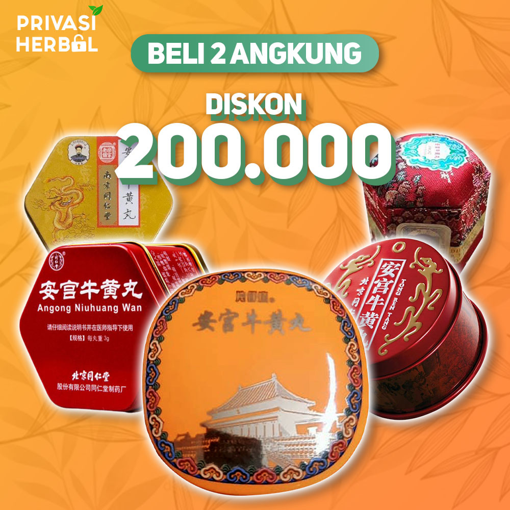 [ORIGINAL 100%] Angkung Angong Niuhuang Wan Obat Stroke dan Saraf Kejepit Asli BPOM