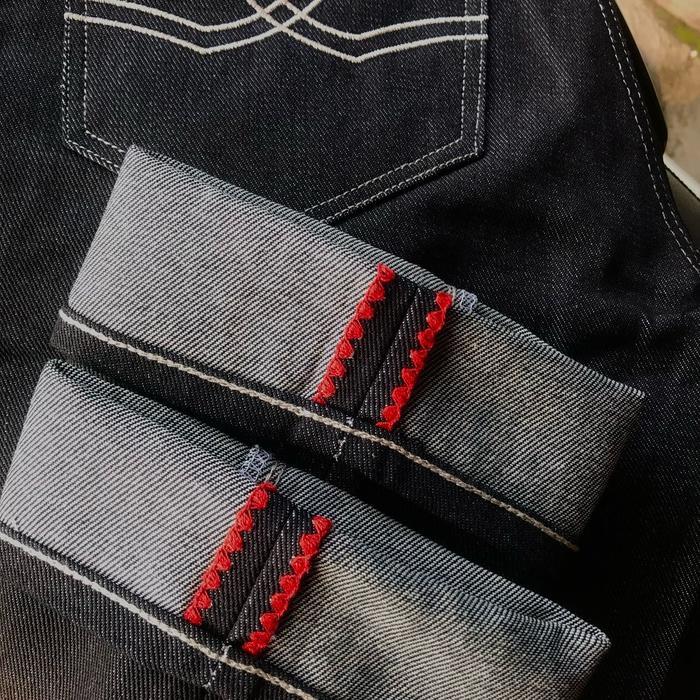 DENIM SELVEDGE ANALOG /SELVEDGE DENIM ACCENT 15 OZ/ DENIM SELVEDGE CELANA DENIM PRIA DENIM ANALOG / 