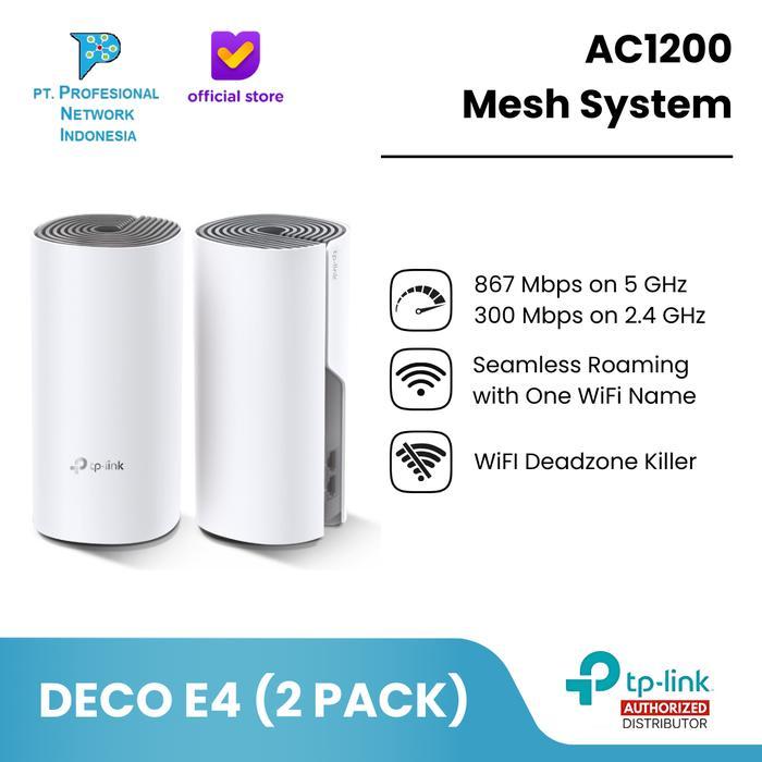 TP LINK DECO E4 / TPLINK DECO E 4 AC1200 Mesh System