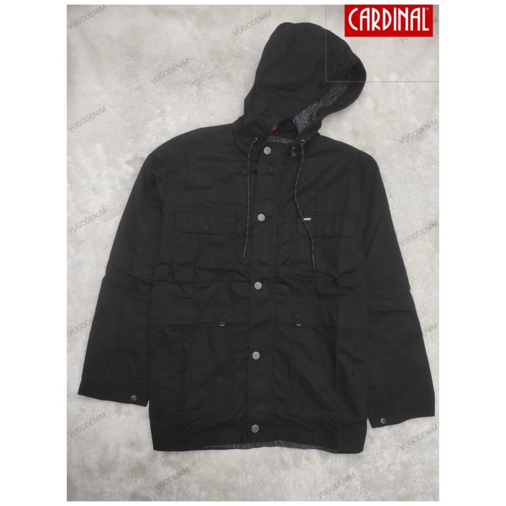 PROMO CARDINAL size  S- XXXXL ( 100% ) / JAKET KANVAS PRIA / JAKET CARDINAL / JAKET SAFARI CARDINAL
