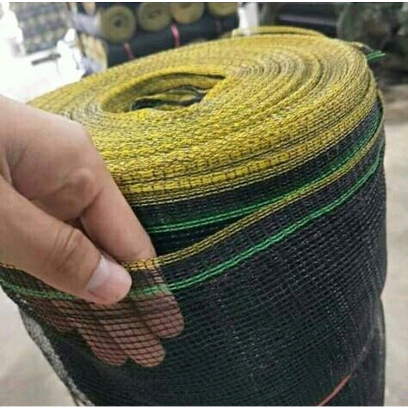 Waring 100m Jaring Hitam TL Merk Djangkar Berat 7.3 Kilogram