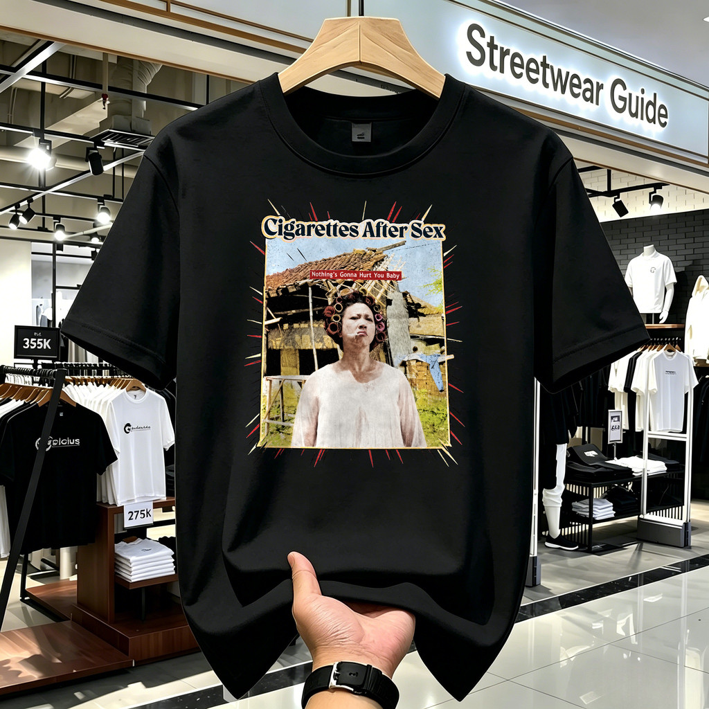 Kaos Band Cigarettes After Sex T-shirt Unisex Vintage, Kaos Distro Original 100% Dengan Desain Retro