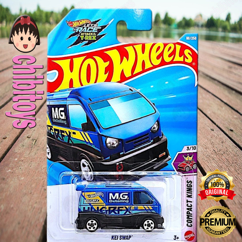 Hot Wheels Kei Swap Biru Diecast Mobil Van Mini JDM Japanese