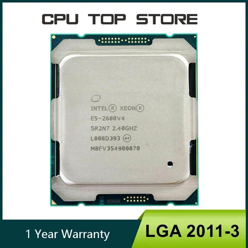 Intel Xeon E5 2680 V4 2680V4 CPU 2.4GHz 14 Cores 120W LGA 2011-3 Processor