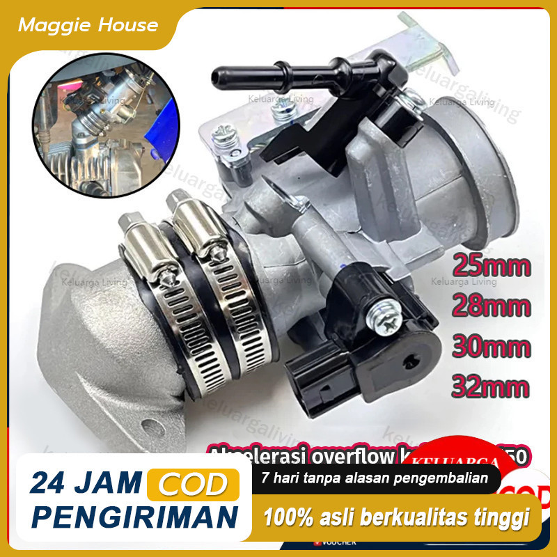 KARBURATOR TB CBR PNP WAVE 28MM 30MM 32MM SUPRA 125 FI INJEKSI KYZ KPH FULL SET INTAKE TPS COP INJEK