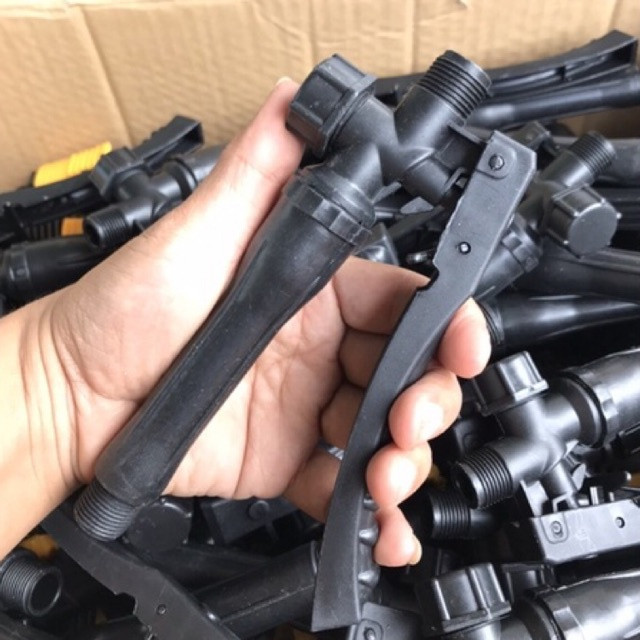 Kran Handle Sprayer SS-303 T-28 Hitam Drat 18mm 18mm Pencetan Gagang Mesin Semprot Knapsack