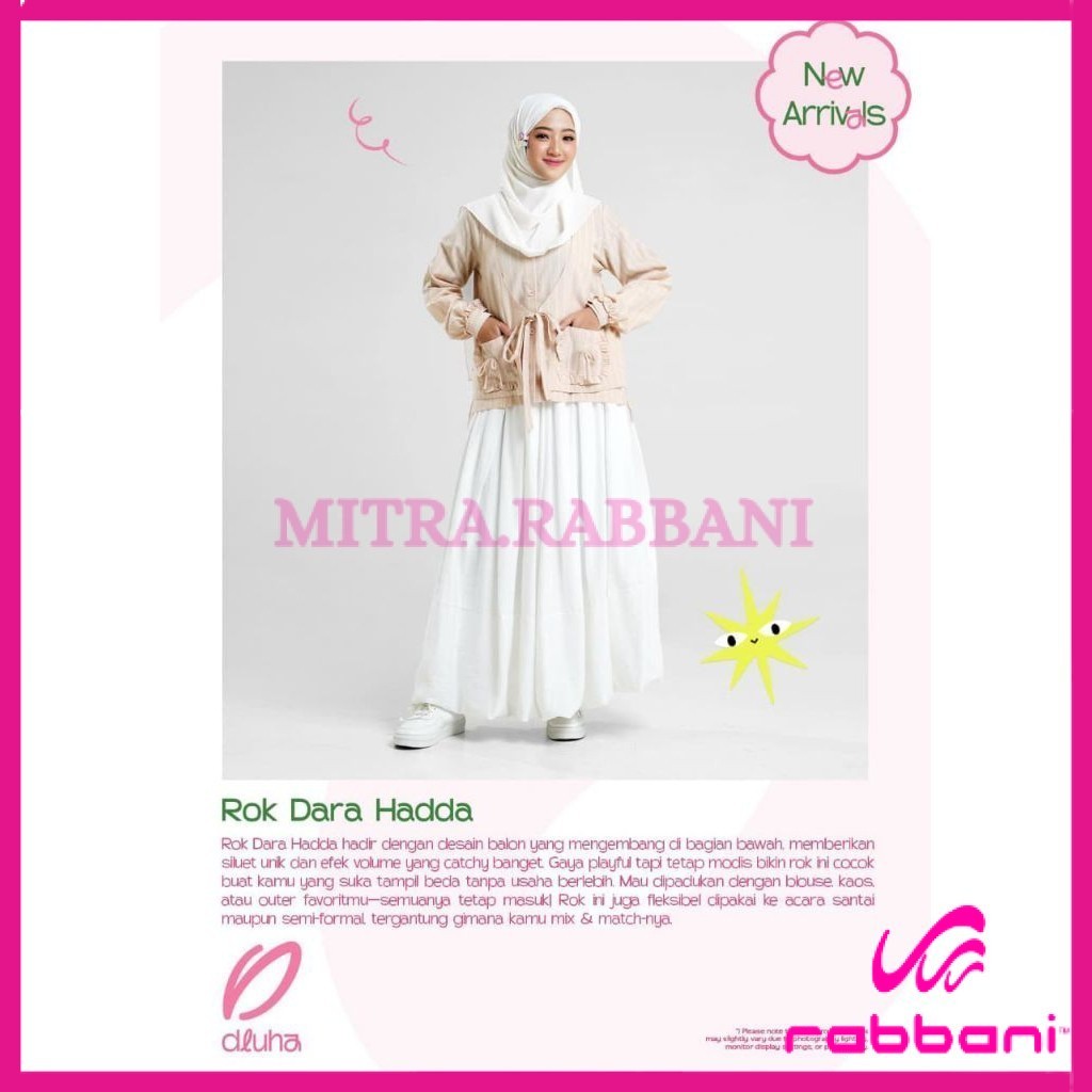 RABBANI ORI - RABBANI Rok Dara Hadda| Bawahan | Bawahan Wanita Mitra Rabbani