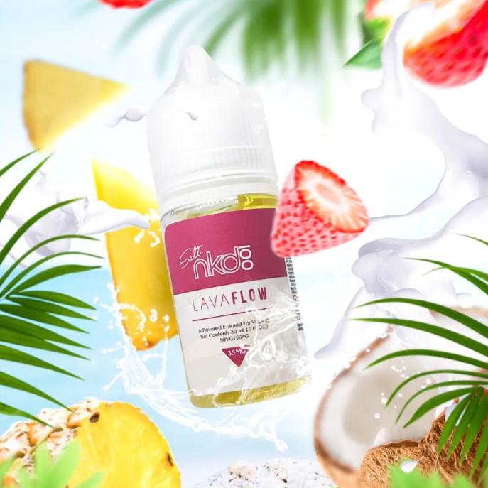 Naked 100 Lava Flow USA 100% Authentic Salt Nic 30mL by Naked 100 - Liquid Naked Lava Flow