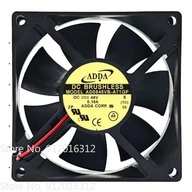 New Fan for AD0848VB-A71GP 48V0.18A  AD0848HB-A71GL 48V 0.11A Cooling Fan 80×80×25MM