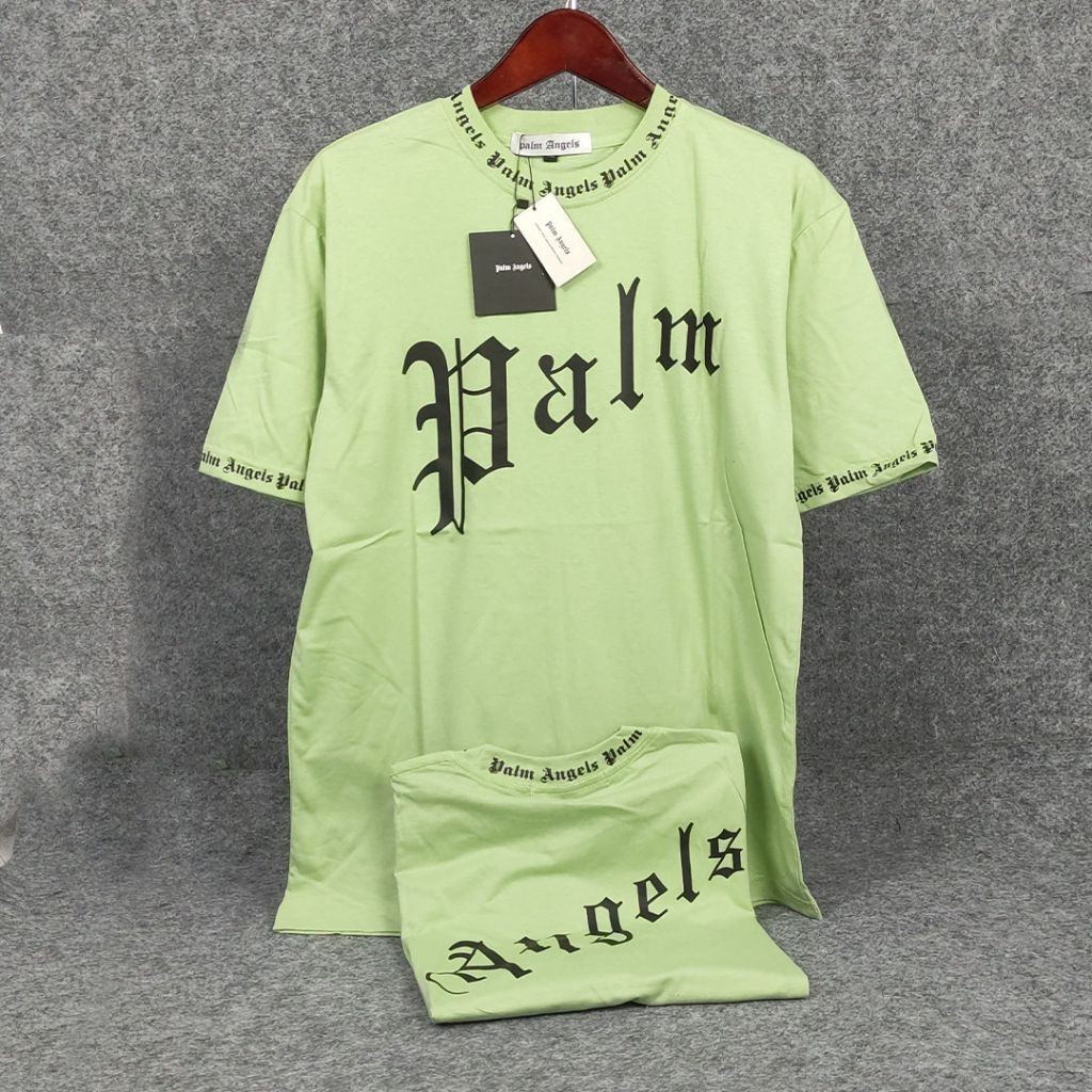 || BARU || ( PALM ANGELS )=>> T Shirt Branded Premium Mirror 100% Full Cotton Combed Grm Tebal 30s, 