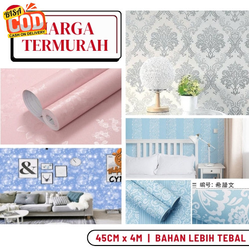 Wallpaper Kamar Wallpaper Stiker Dinding Kamar Tidur Wallpaper Dinding Pink Stiker Dinding Wallpaper