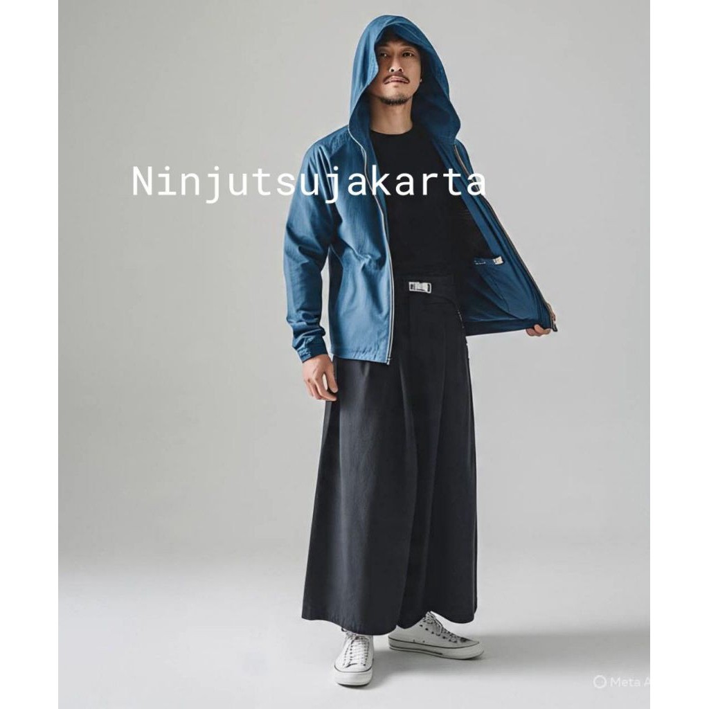 Celana Hakama Samurai Silat/Sholat/Santai/Olahraga/Beladiri Pria&Wanita (athleta)