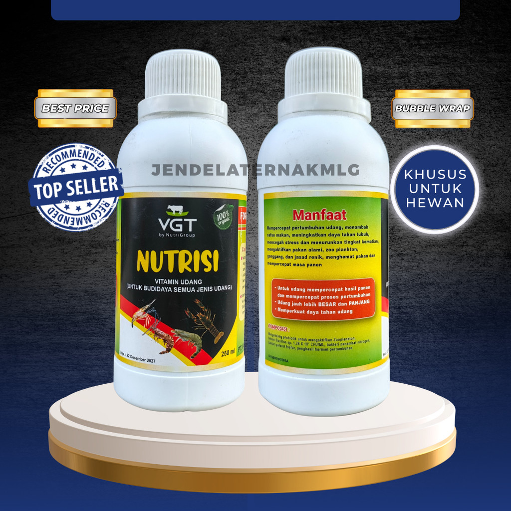 VGT NUTRISI UDANG 250 ML - Probiotik Udang Tambak