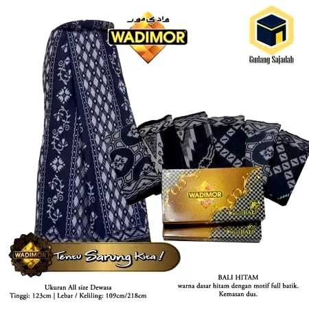 Sarung Wadimor Bali motif Kembang Wadimor Polos Dan Tumpal Wadimor original