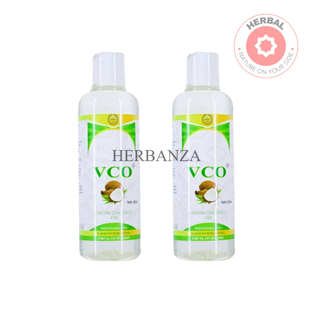 

2 BOTOL VCO Harmoni 250ml – Minyak Kelapa Murni Virgin Coconut Oil Original