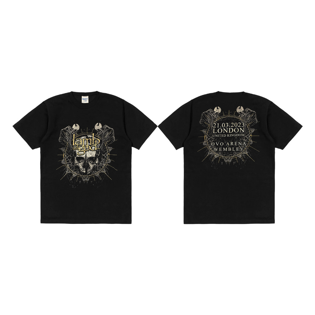 Rockermusic T-Shirt Band Lamb Of God Wembley Katun S-XXL